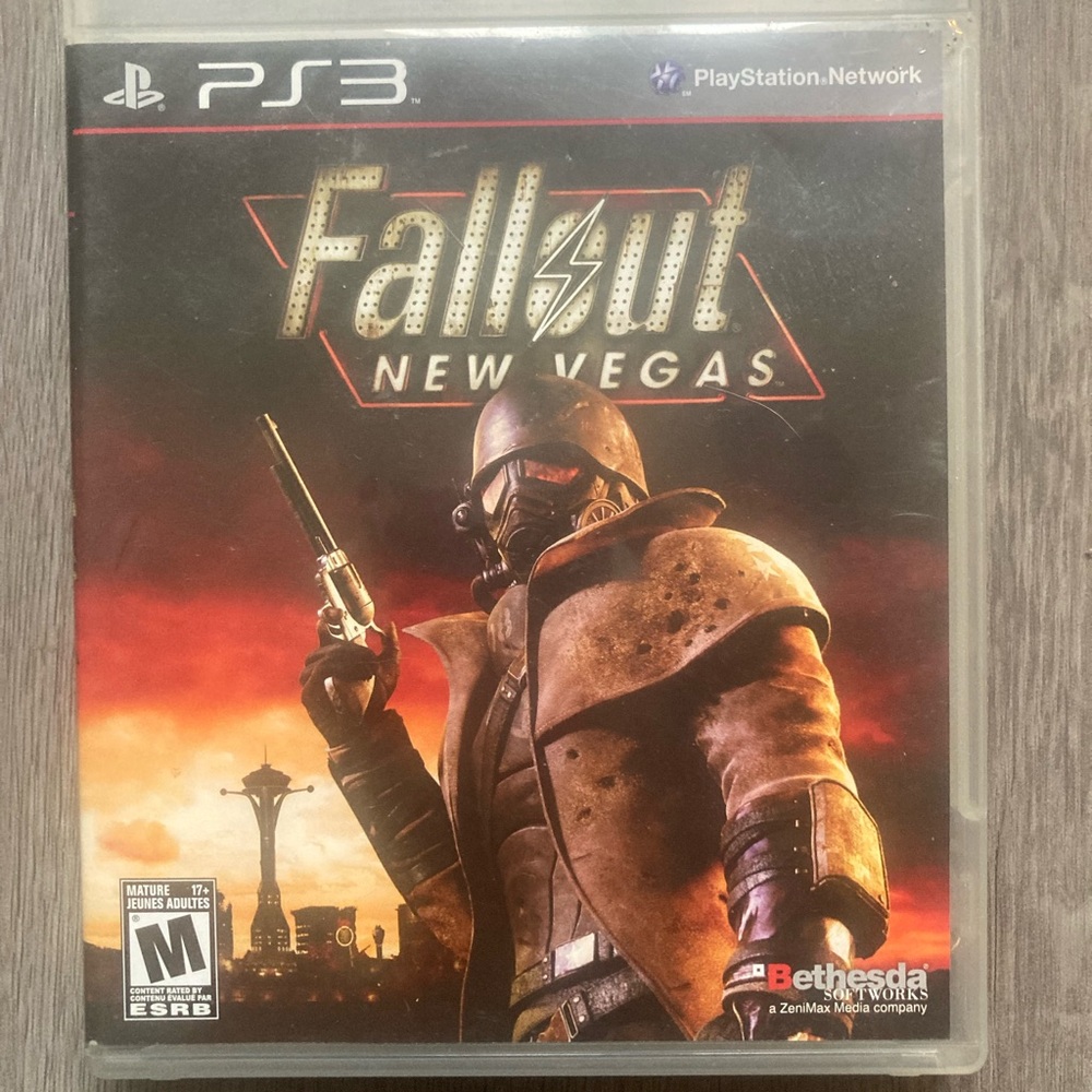 Bethesda Fallout: New Vegas for PS3 two manuals one English one French